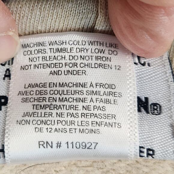 The Office Men's Dwight Schrute False Pullover Hoodie Sweatshirt Beige SZ M EUC - Picture 12 of 13